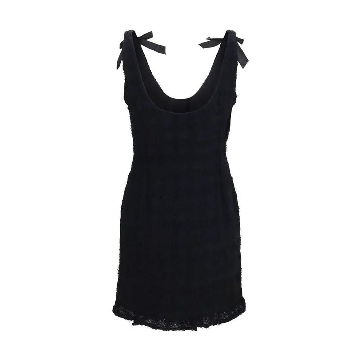 Alessandra Rich Sample Sale | Alessandra Rich Black Cotton Casual Dress - | Designer outlet