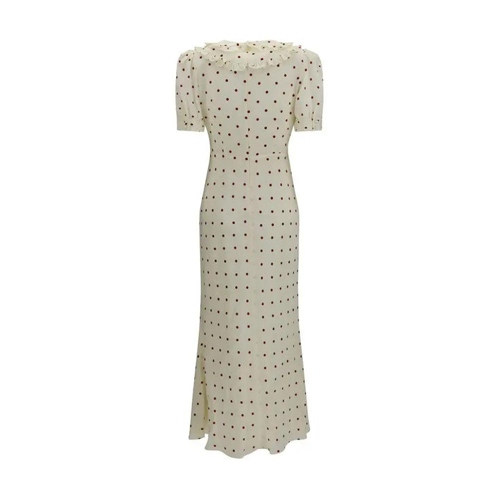 Alessandra Rich Sample Sale | Alessandra Rich Beige Silk Casual Dress - | Designer outlet