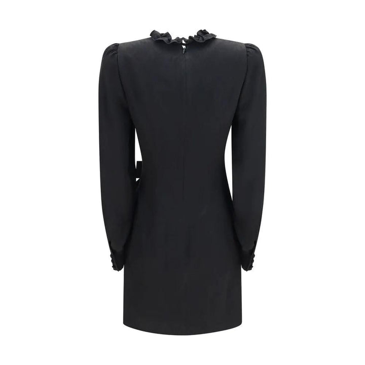 Alessandra Rich Sample Sale | Alessandra Rich Black Silk Cocktail Dress - | Designer outlet