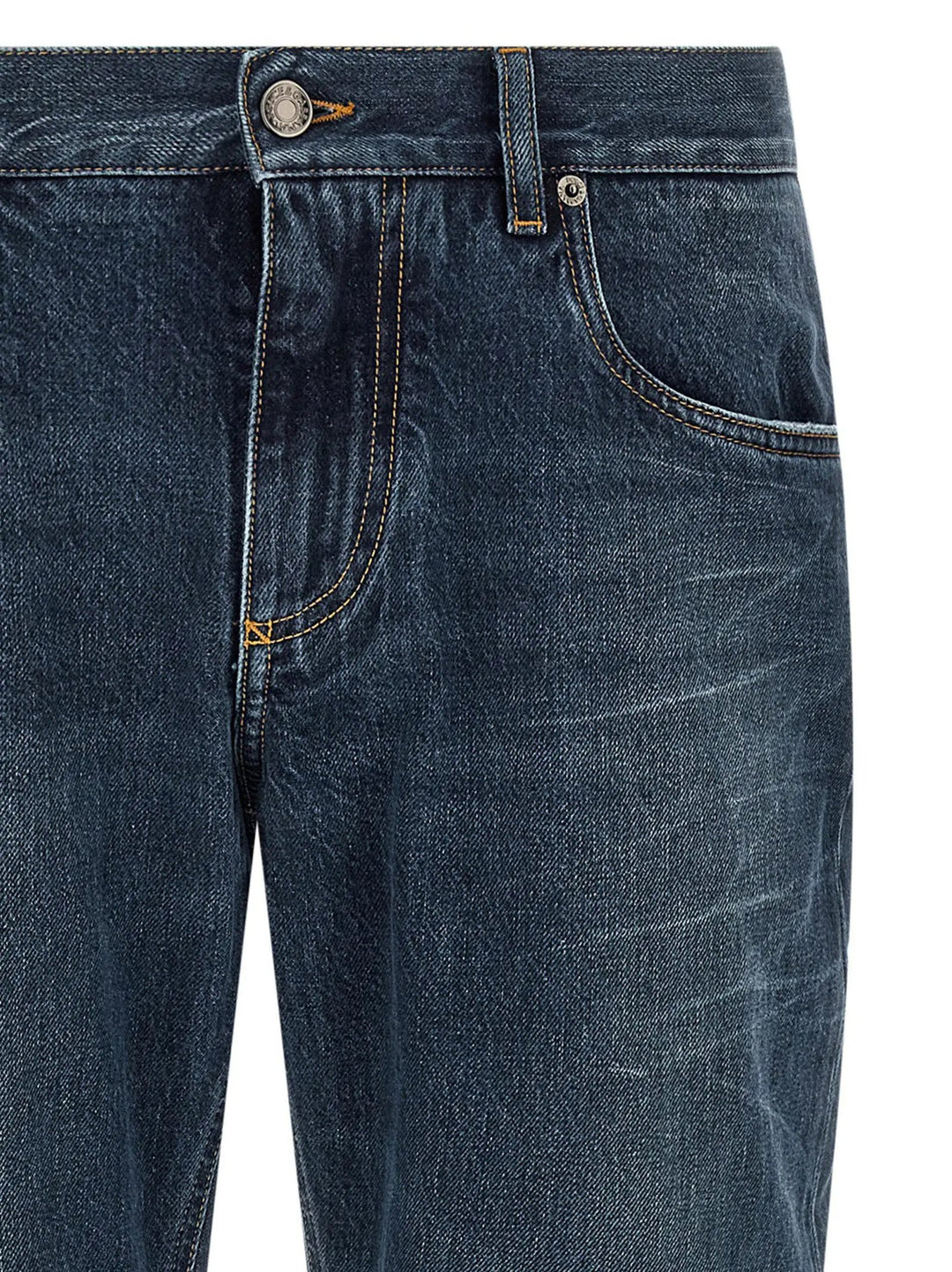 Dolce &amp; Gabbana Sample Sale | Dolce &amp; Gabbana Blue Cotton Straight-Leg Jeans - | Designer outlet