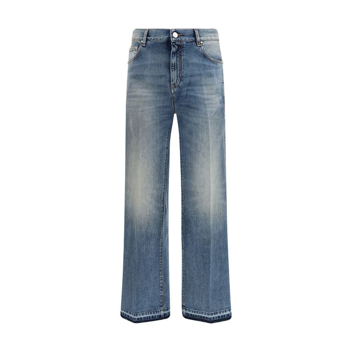 Amiri Sample Sale | Amiri Blue Cotton Straight-Leg Jeans - | Designer outlet