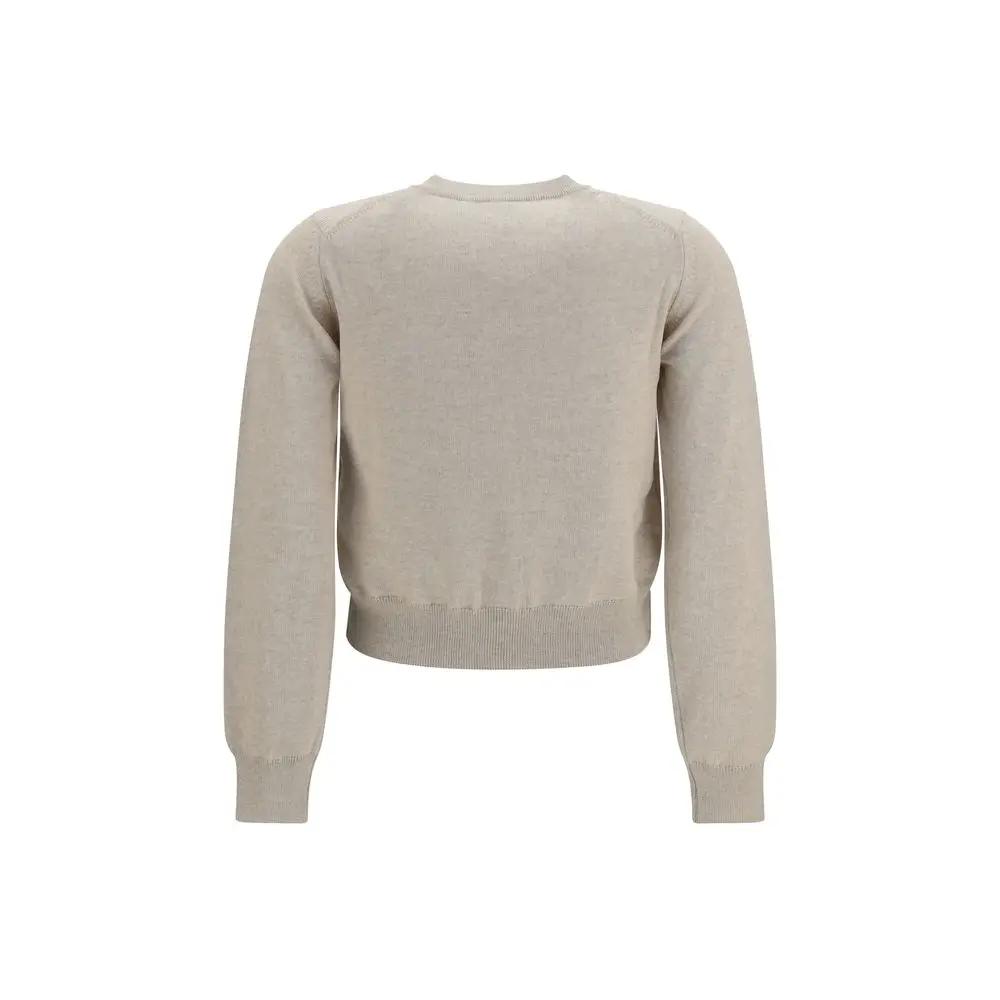 Maison Kitsuné Sample Sale | Maison Kitsuné Beige Cotton Cardigan - | Designer outlet