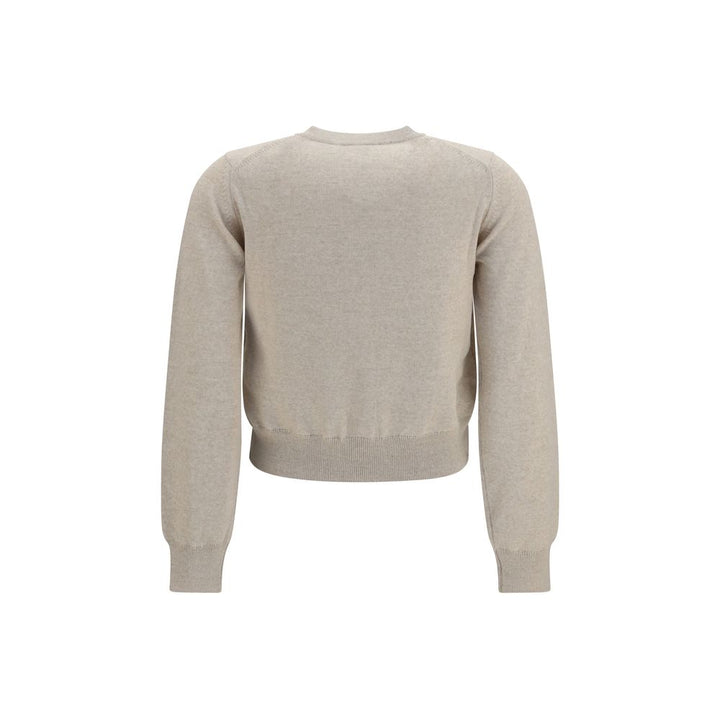 Maison Kitsuné Sample Sale | Maison Kitsuné Beige Cotton Cardigan - | Designer outlet