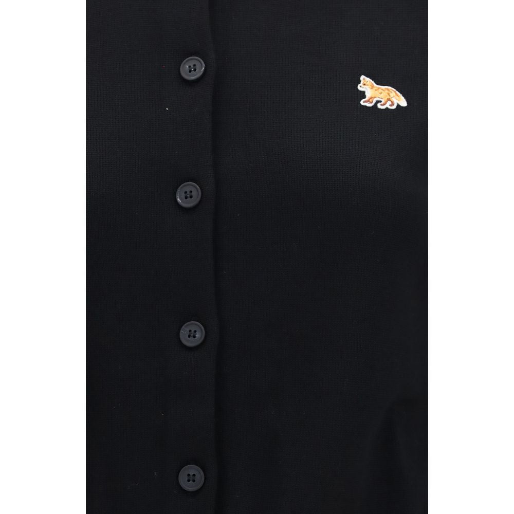 Maison Kitsuné Sample Sale | Maison Kitsuné Black Cotton Cardigan - | Designer outlet