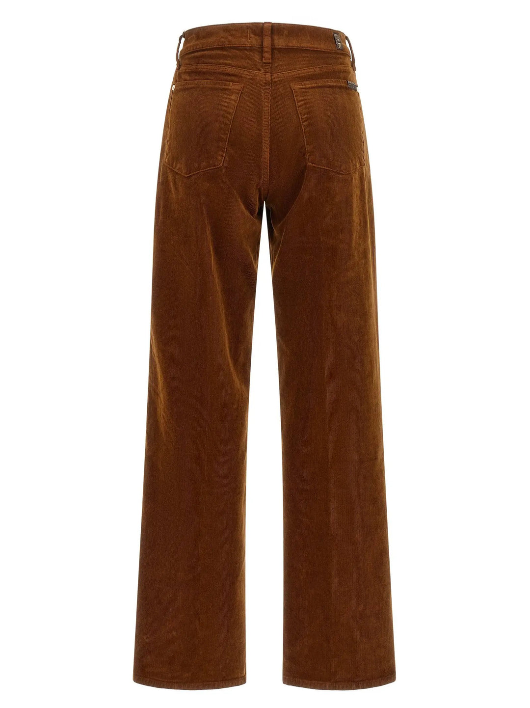 7 For All Mankind Sample Sale | 7 For All Mankind Brown Cotton Casual Pants - | Designer outlet
