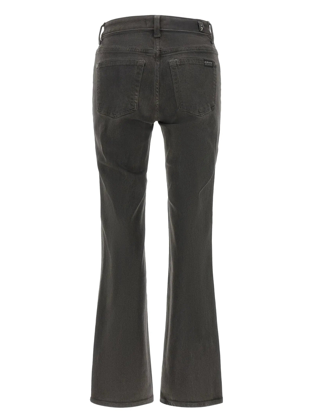7 For All Mankind Sample Sale | 7 For All Mankind Gray Cotton Straight-Leg Jeans - | Designer outlet