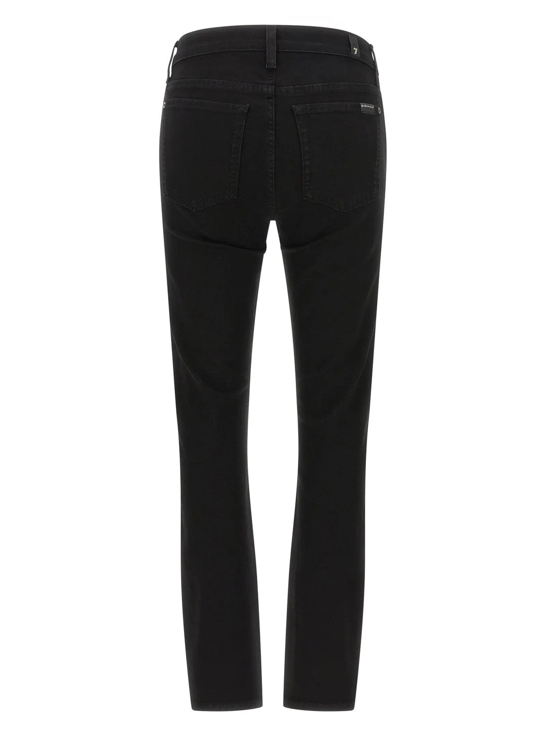 7 For All Mankind Sample Sale | 7 For All Mankind Black Cotton Skinny Jeans - | Designer outlet