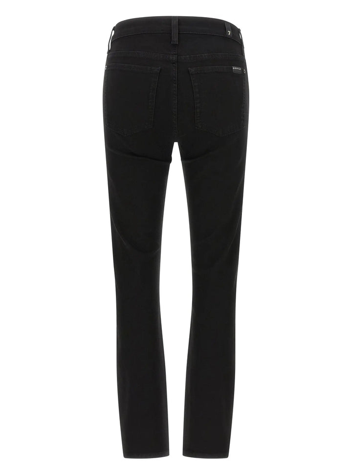 7 For All Mankind Sample Sale | 7 For All Mankind Black Cotton Skinny Jeans - | Designer outlet