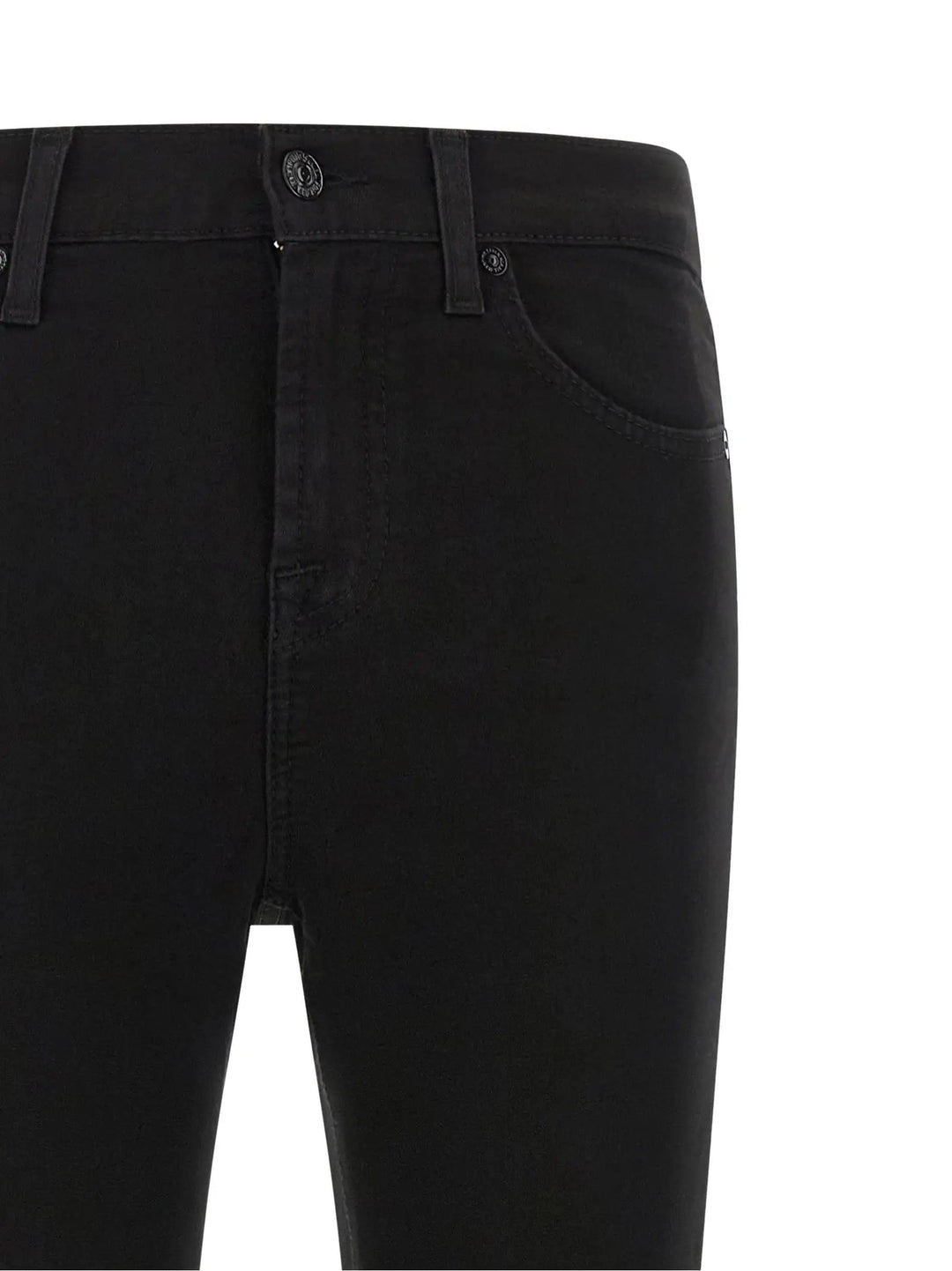7 For All Mankind Sample Sale | 7 For All Mankind Black Cotton Skinny Jeans - | Designer outlet