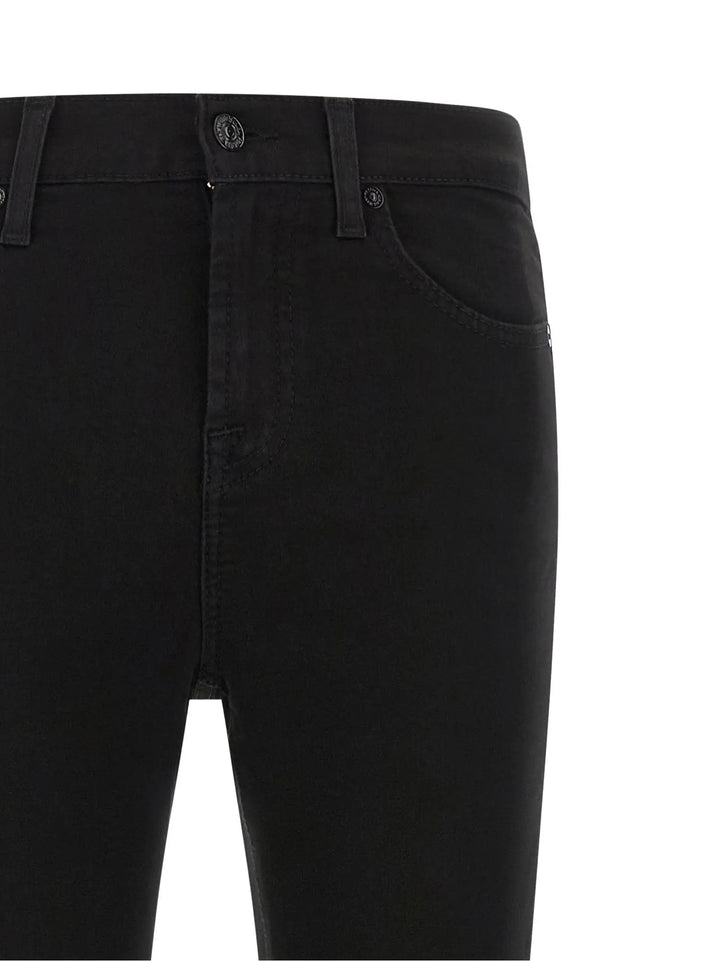 7 For All Mankind Sample Sale | 7 For All Mankind Black Cotton Skinny Jeans - | Designer outlet
