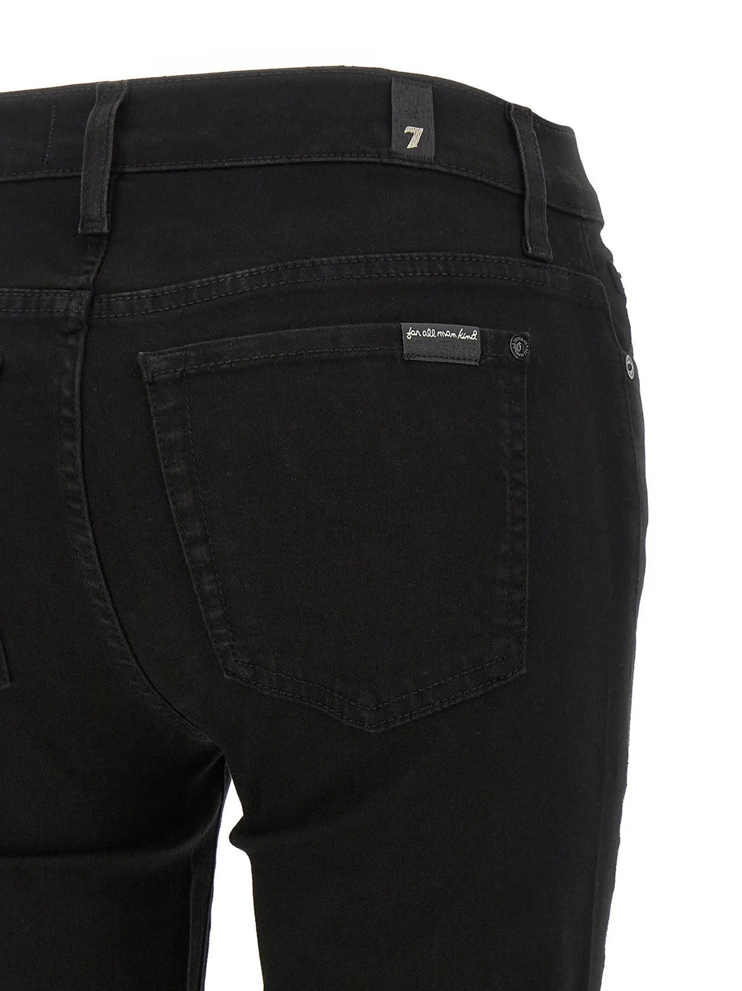 7 For All Mankind Sample Sale | 7 For All Mankind Black Cotton Skinny Jeans - | Designer outlet