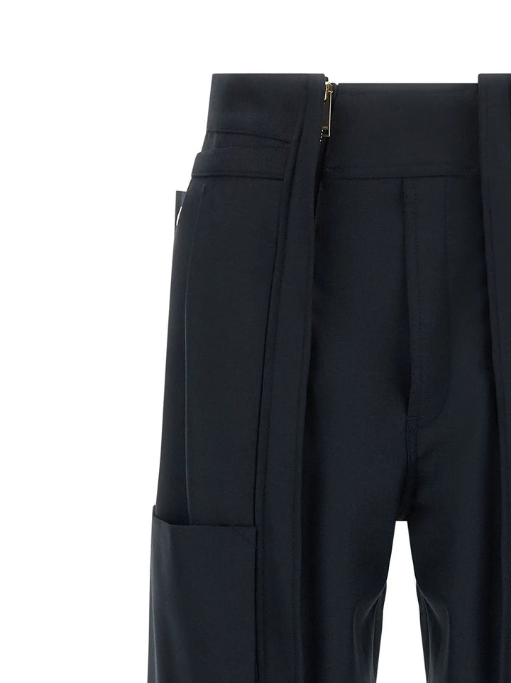 Darkpark Sample Sale | Darkpark Blue Polyester Cargo Pants - | Designer outlet