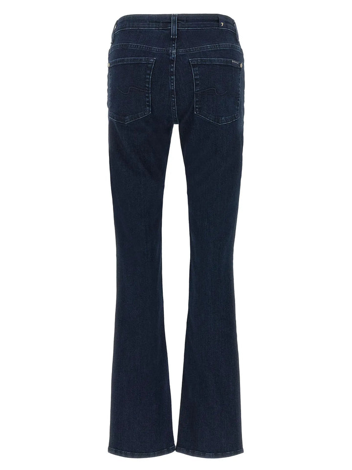 7 For All Mankind Sample Sale | 7 For All Mankind Blue Cotton Bootcut Jeans - | Designer outlet