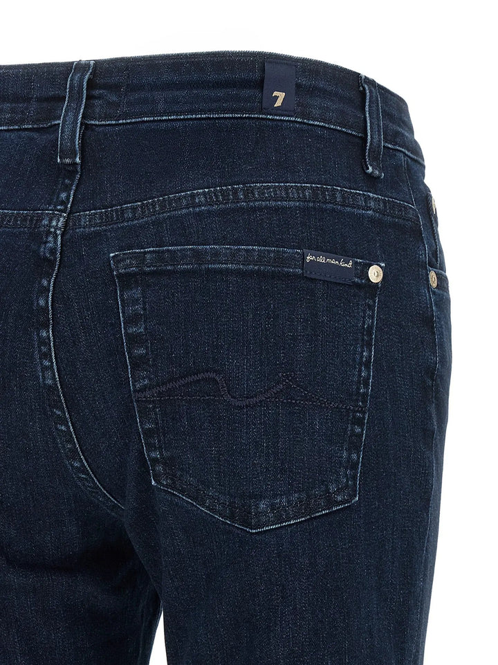 7 For All Mankind Sample Sale | 7 For All Mankind Blue Cotton Bootcut Jeans - | Designer outlet
