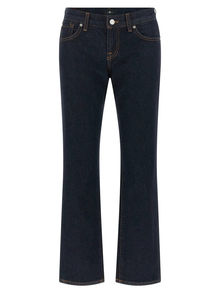 7 For All Mankind Sample Sale | 7 For All Mankind Blue Cotton Bootcut Jeans - | Designer outlet
