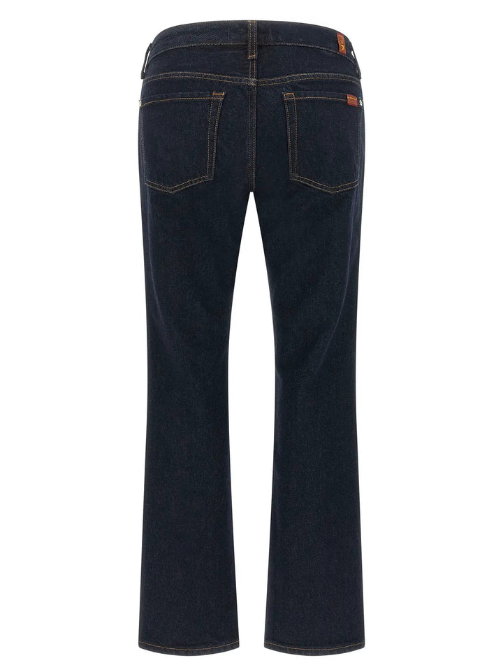 7 For All Mankind Sample Sale | 7 For All Mankind Blue Cotton Bootcut Jeans - | Designer outlet
