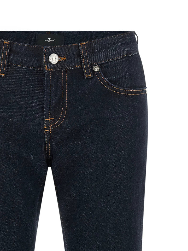 7 For All Mankind Sample Sale | 7 For All Mankind Blue Cotton Bootcut Jeans - | Designer outlet