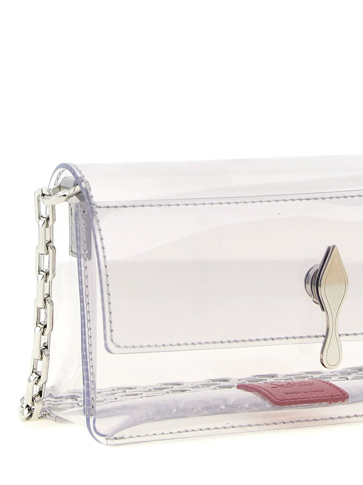 Christian Louboutin Sample Sale | Christian Louboutin Silver Pvc Clutch Bag - | Designer outlet