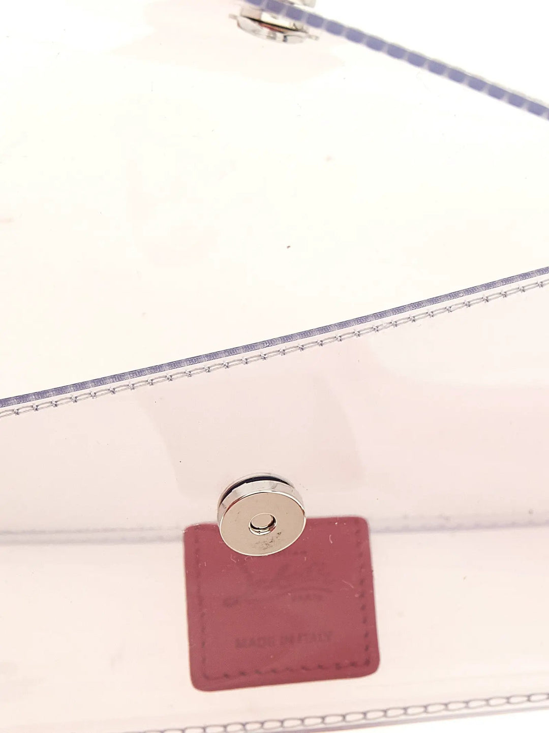 Christian Louboutin Sample Sale | Christian Louboutin Silver Pvc Clutch Bag - | Designer outlet
