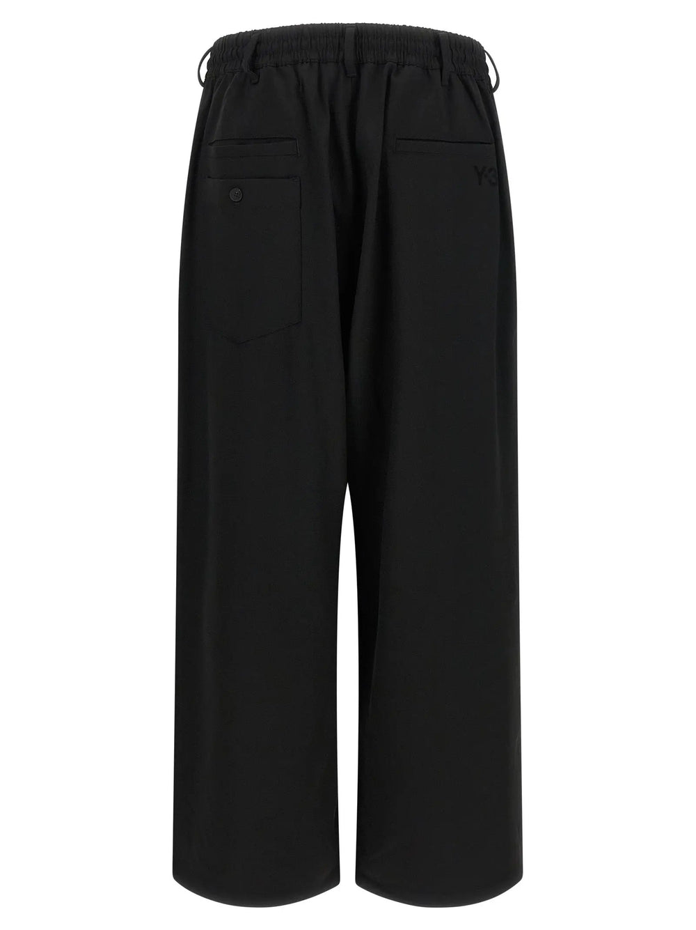 Y-3 Sample Sale | Y-3 Black Wool Casual Pants - | Designer outlet