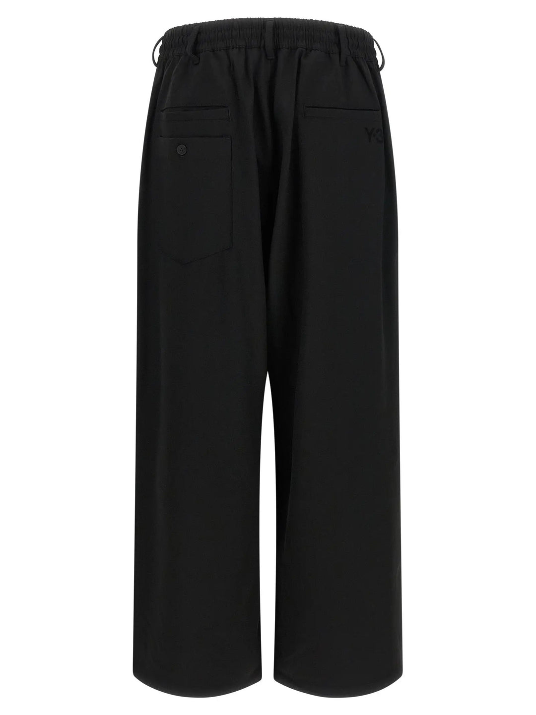Y-3 Sample Sale | Y-3 Black Wool Casual Pants - | Designer outlet