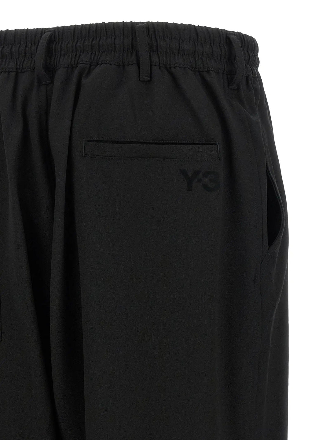 Y-3 Sample Sale | Y-3 Black Wool Casual Pants - | Designer outlet