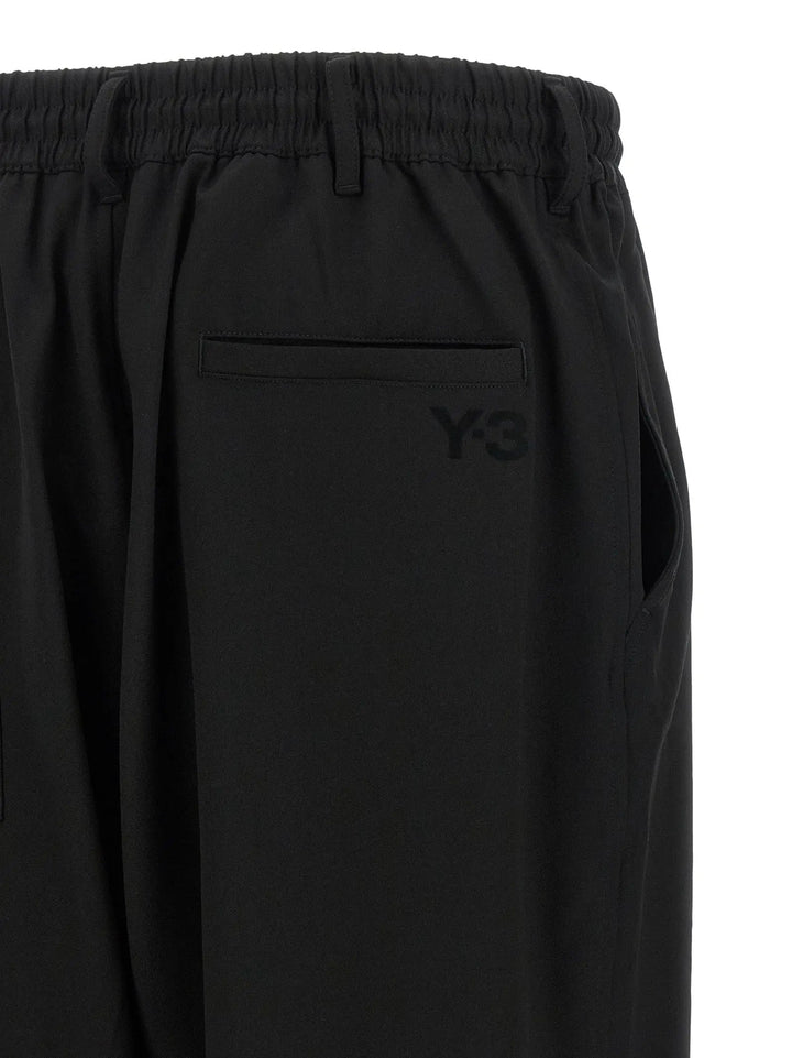 Y-3 Sample Sale | Y-3 Black Wool Casual Pants - | Designer outlet