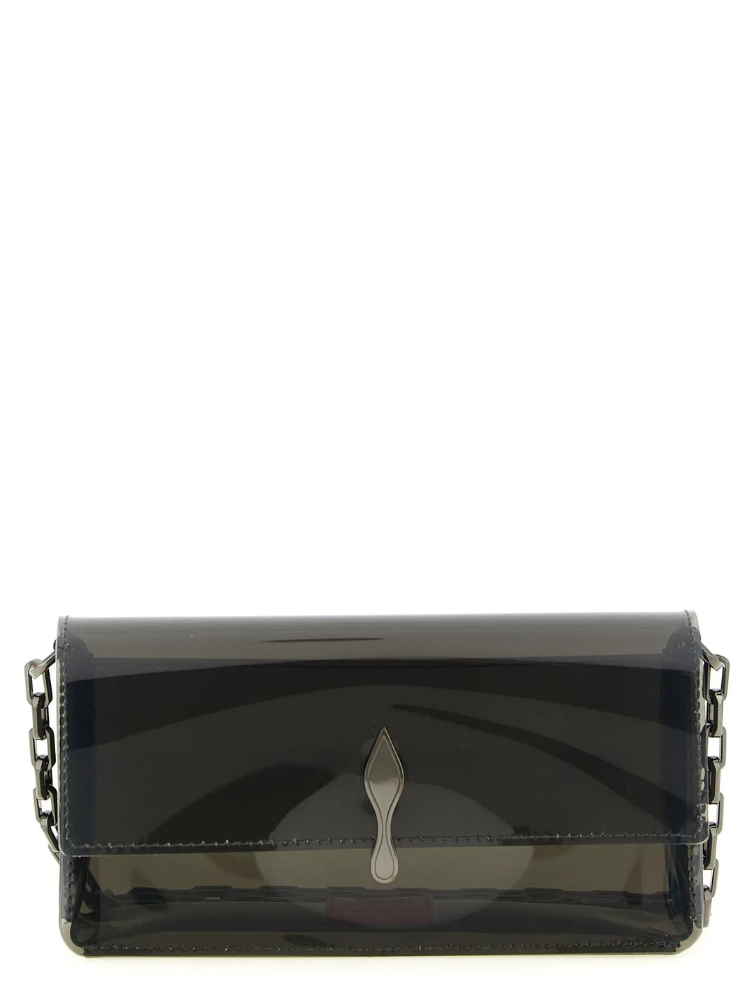 Christian Louboutin Sample Sale | Christian Louboutin Black Pvc Clutch Bag - | Designer outlet