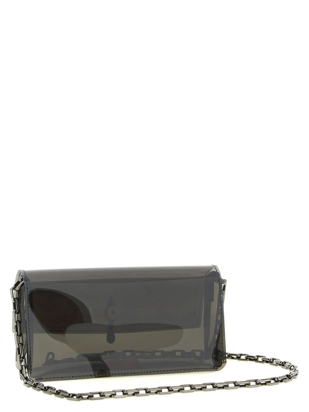 Christian Louboutin Sample Sale | Christian Louboutin Black Pvc Clutch Bag - | Designer outlet