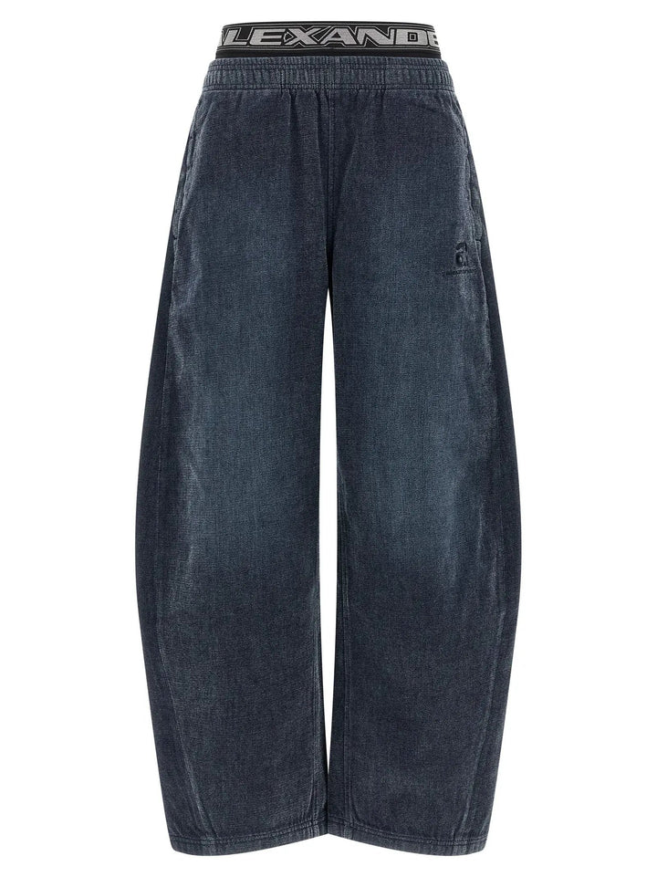 Alexander Wang Sample Sale | Alexander Wang Black Cotton Casual Pants - | Designer outlet