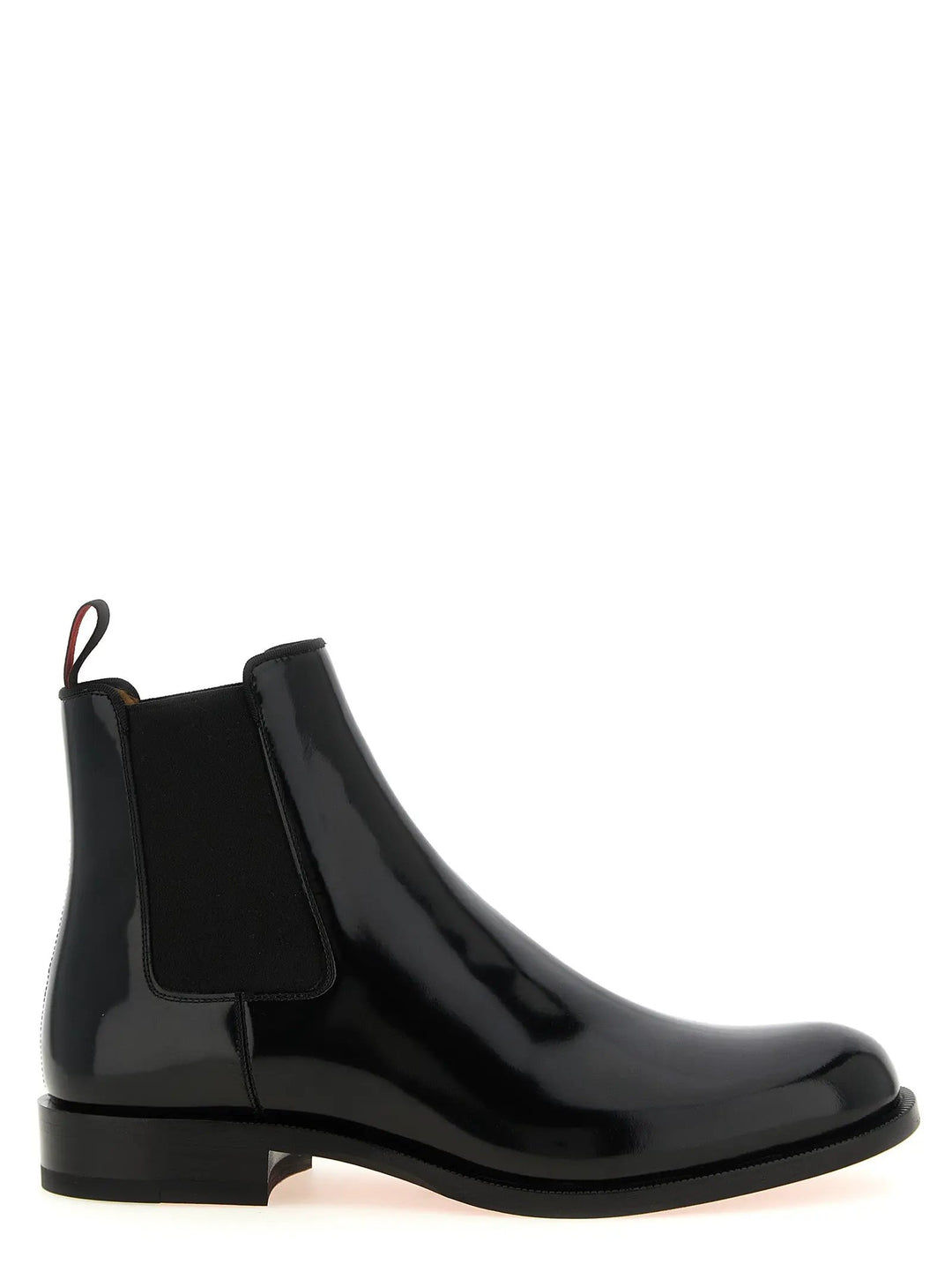 Christian Louboutin Sample Sale | Christian Louboutin Black Calfskin Chelsea Boots - | Designer outlet