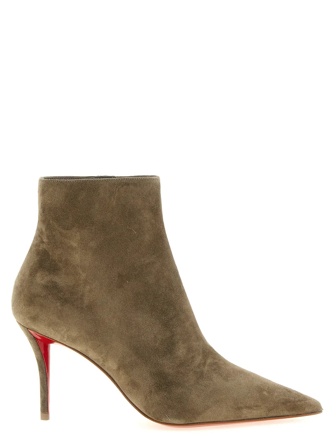 Christian Louboutin Sample Sale | Christian Louboutin Beige Calfskin Ankle Boots - | Designer outlet