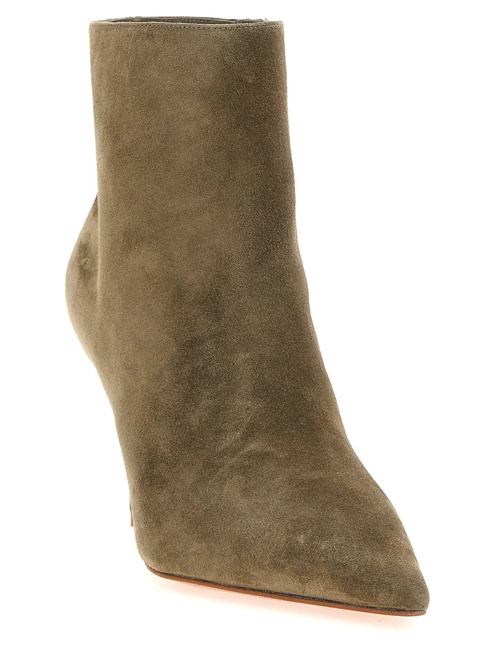 Christian Louboutin Sample Sale | Christian Louboutin Beige Calfskin Ankle Boots - | Designer outlet