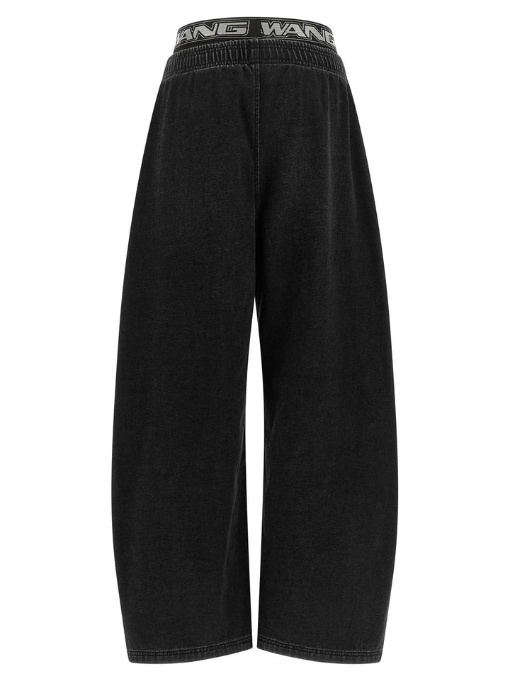 Alexander Wang Sample Sale | Alexander Wang Black Cotton Relaxed Fit Jeans - | Designer outlet