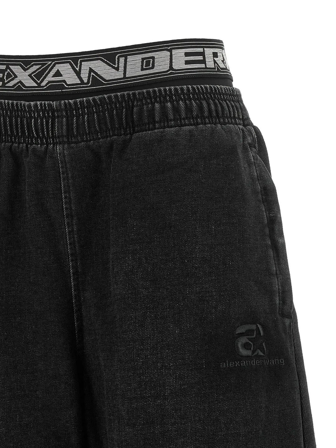 Alexander Wang Sample Sale | Alexander Wang Black Cotton Relaxed Fit Jeans - | Designer outlet