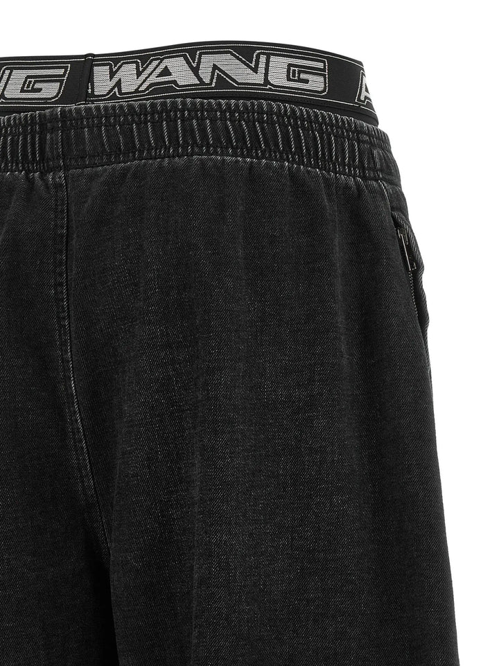 Alexander Wang Sample Sale | Alexander Wang Black Cotton Relaxed Fit Jeans - | Designer outlet