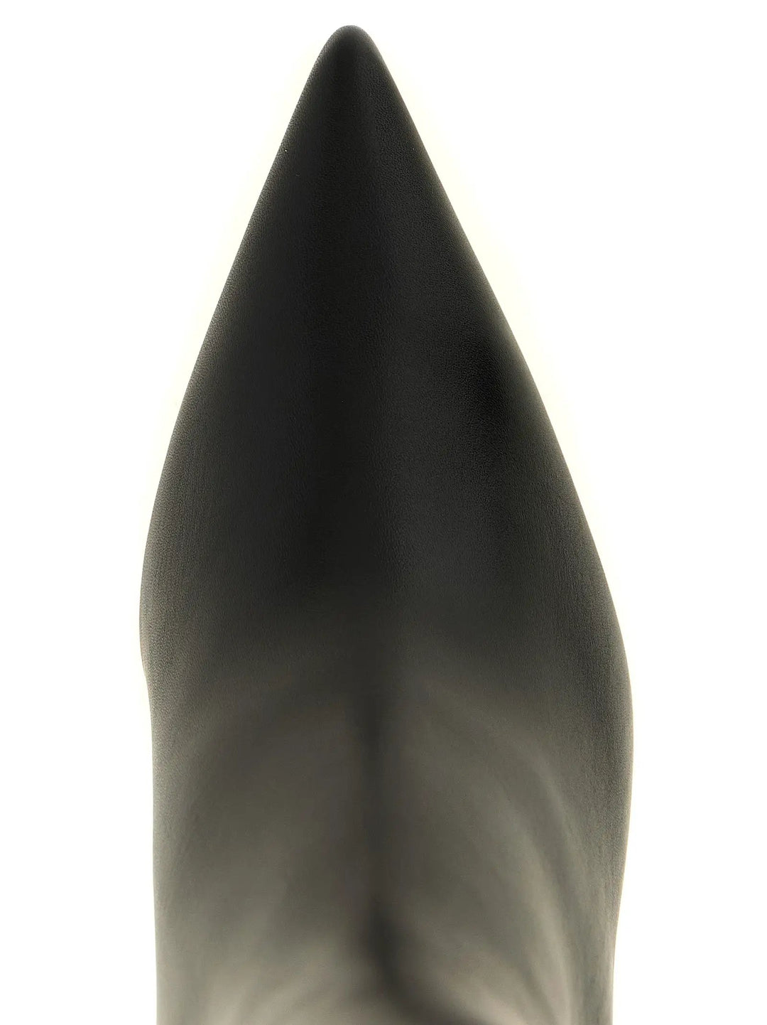 Christian Louboutin Sample Sale | Christian Louboutin Black Calfskin Over The Knee - | Designer outlet