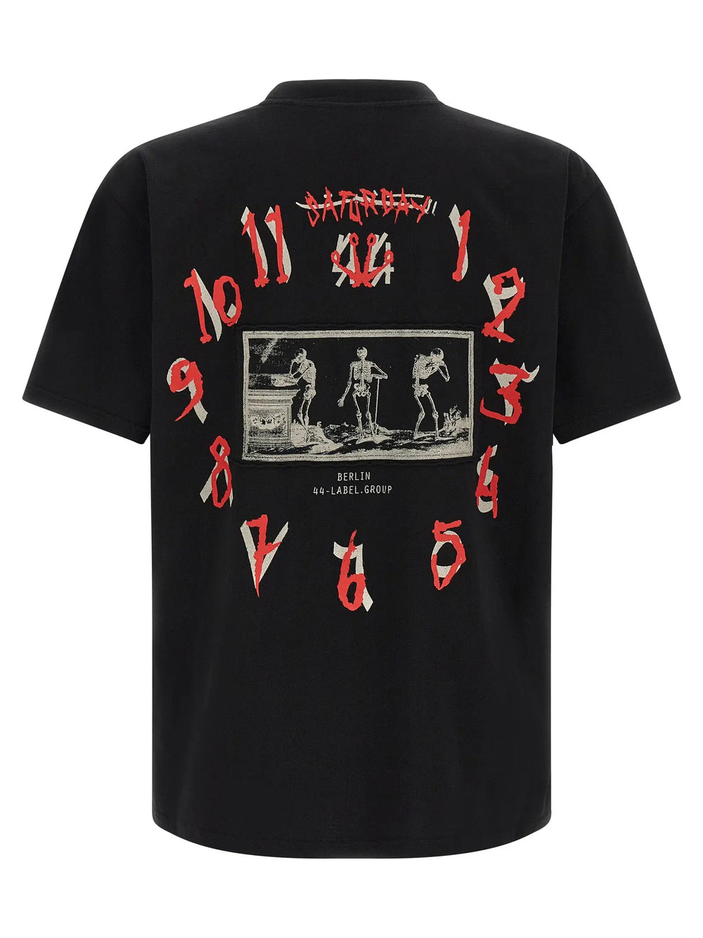 44 Label Group Sample Sale | 44 Label Group Black Cotton T-Shirt - | Designer outlet