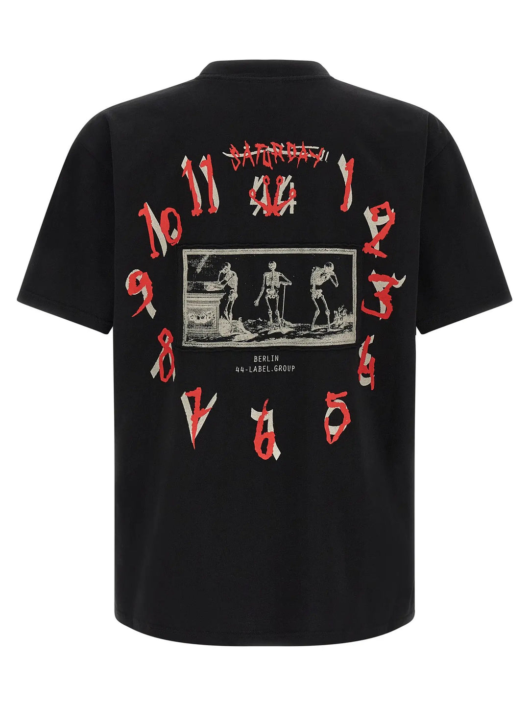 44 Label Group Sample Sale | 44 Label Group Black Cotton T-Shirt - | Designer outlet