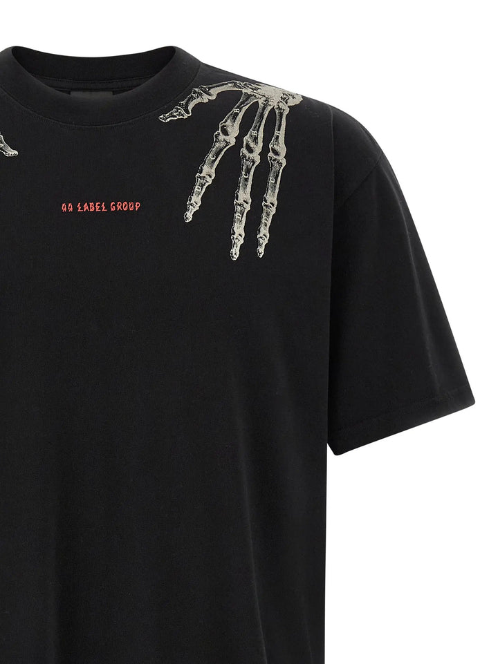 44 Label Group Sample Sale | 44 Label Group Black Cotton T-Shirt - | Designer outlet