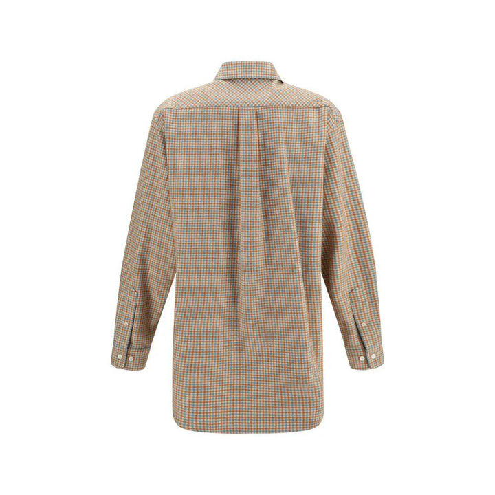 Miu Miu Sample Sale | Miu Miu Orange Wool Oves Aries Shirt - | Designer outlet