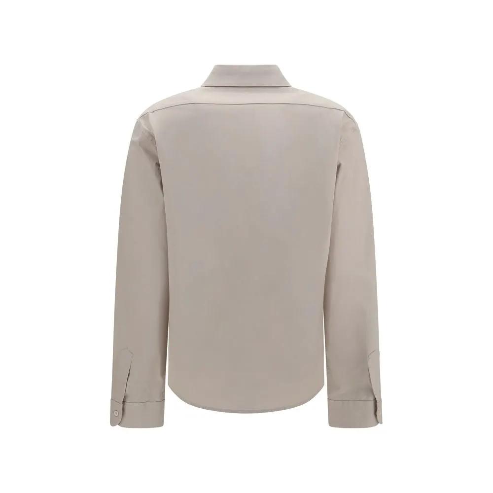 Miu Miu Sample Sale | Miu Miu Gray Cotton Dress Shirt - | Designer outlet