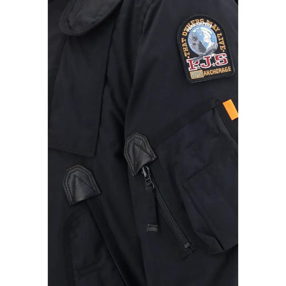 Parajumpers Sample Sale | Parajumpers Black Polyamide Bomber - | Designer outlet