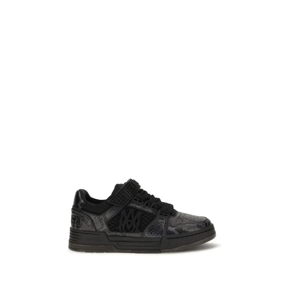 Amiri Sample Sale | Amiri Black Calf Leather Bos Taurus Athletic Sneakers - | Designer outlet