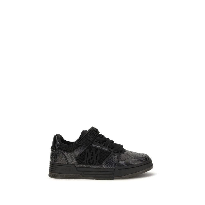 Amiri Sample Sale | Amiri Black Calf Leather Bos Taurus Athletic Sneakers - | Designer outlet