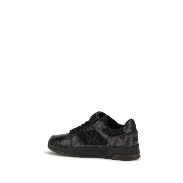 Amiri Sample Sale | Amiri Black Calf Leather Bos Taurus Athletic Sneakers - | Designer outlet