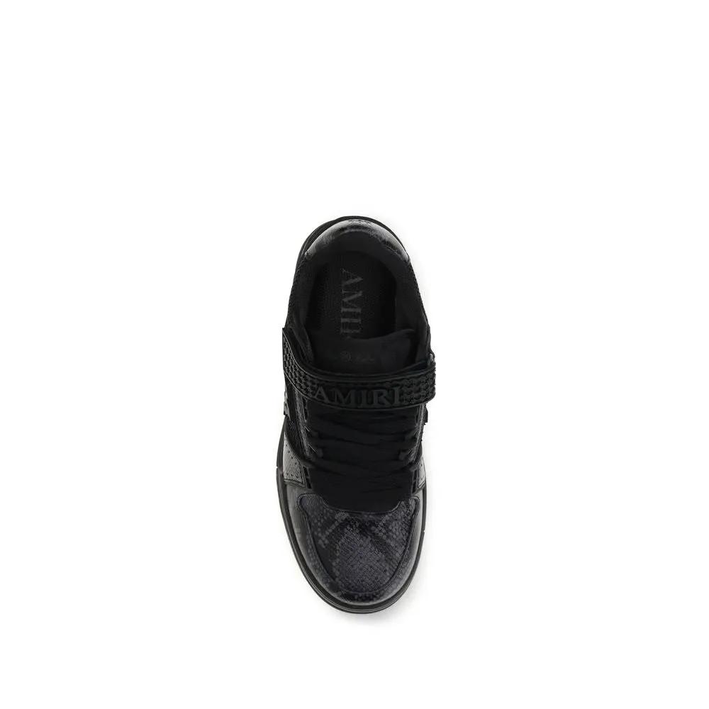 Amiri Sample Sale | Amiri Black Calf Leather Bos Taurus Athletic Sneakers - | Designer outlet