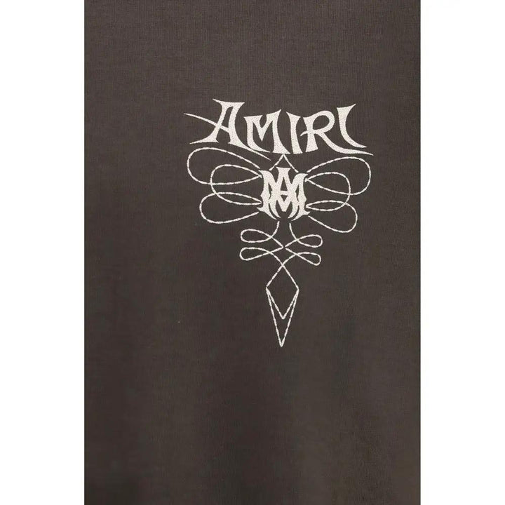 Amiri Sample Sale | Amiri Brown Cotton T-Shirt - | Designer outlet
