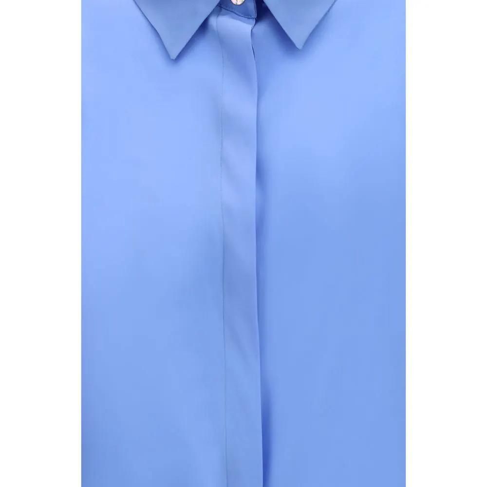 Ella Sample Sale | Ella Blue Silk Blouse - | Designer outlet