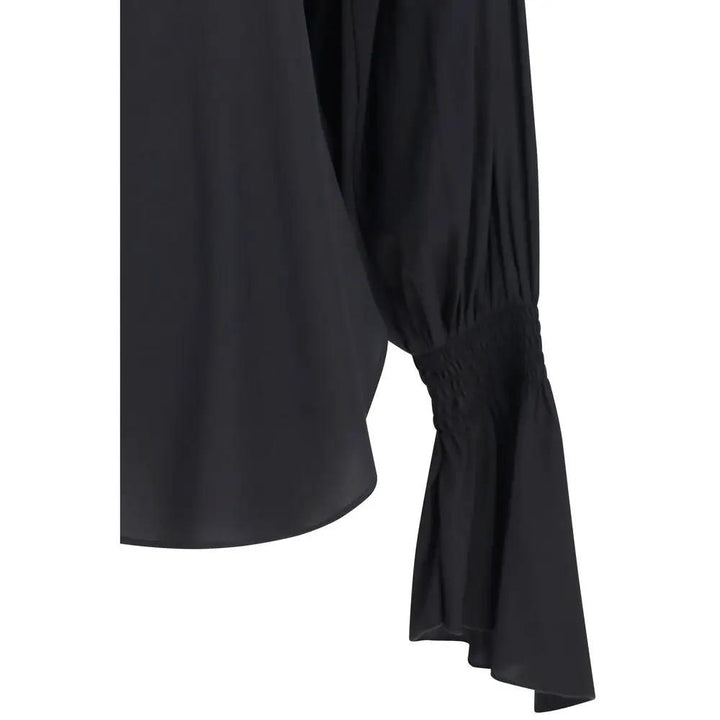 Ella Sample Sale | Ella Black Silk Blouse - | Designer outlet